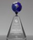 Picture of Mercer Blue Crystal Globe Award