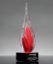 Picture of Crimson Flare Art Glass Trophy