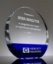Picture of Luminous Blue Crystal Circle Award