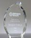 Picture of Crystal Faceted Flame Award
