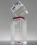 Picture of Elevate Red Crystal Cube Award Tower