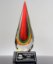 Picture of Colorful Rain Drop Art Glass Award