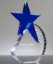 Picture of Blue Crystal Shooting Star Award