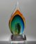 Picture of Top Performance Art Glass Flame Award