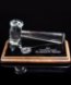 Picture of Crystal Gavel Desk Plaque