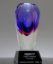 Picture of Amethyst Art Crystal Vase Award