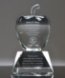 Picture of Clear Crystal Apple Award